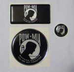 POW Domed Decal