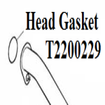 Triumph Header Gasket: T2200229