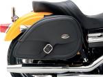 Saddlemen Teardrop Saddlebag Universal Fit - Shock Cutaway Drifter Styling: 3501-0459
