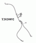 Triumph Brake Line, Modulator, Front Caliper: T2020892