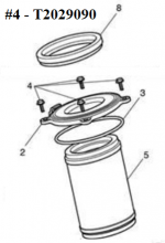 Airbox cover screws: T3330583