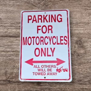 Motorcycles Only Sign: FLMO