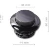 SK Pop-Up Gas Cap: Gloss Black SKM02 - Image 2