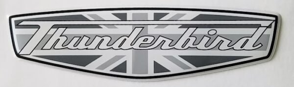 Gray Thunderbird Union Jack Decals: SCD816