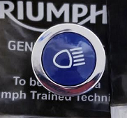 Triumph Console Replacement Lens: High Beam