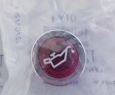 Triumph Console Replacement Lens: Oil Warning